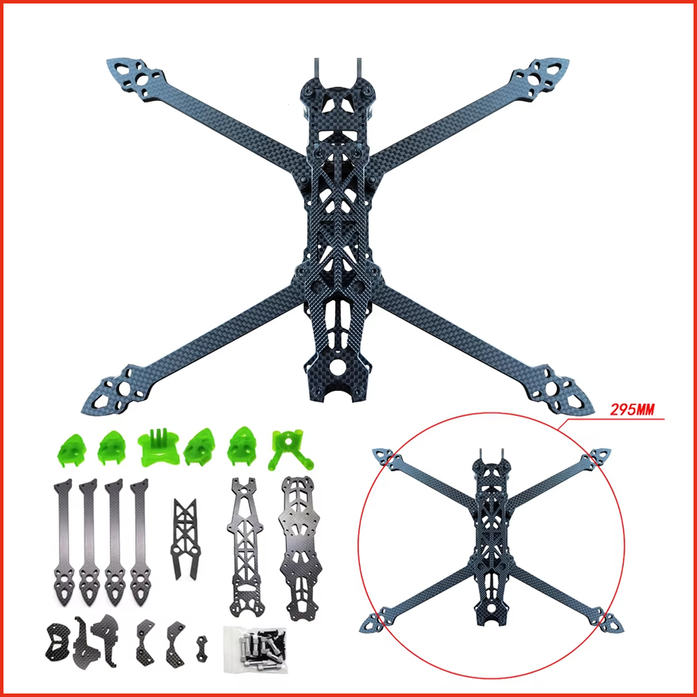 1pcs Mark4 Mark 4 HD 7inch 295 - Drone Racing Frame ulasan dan harga
