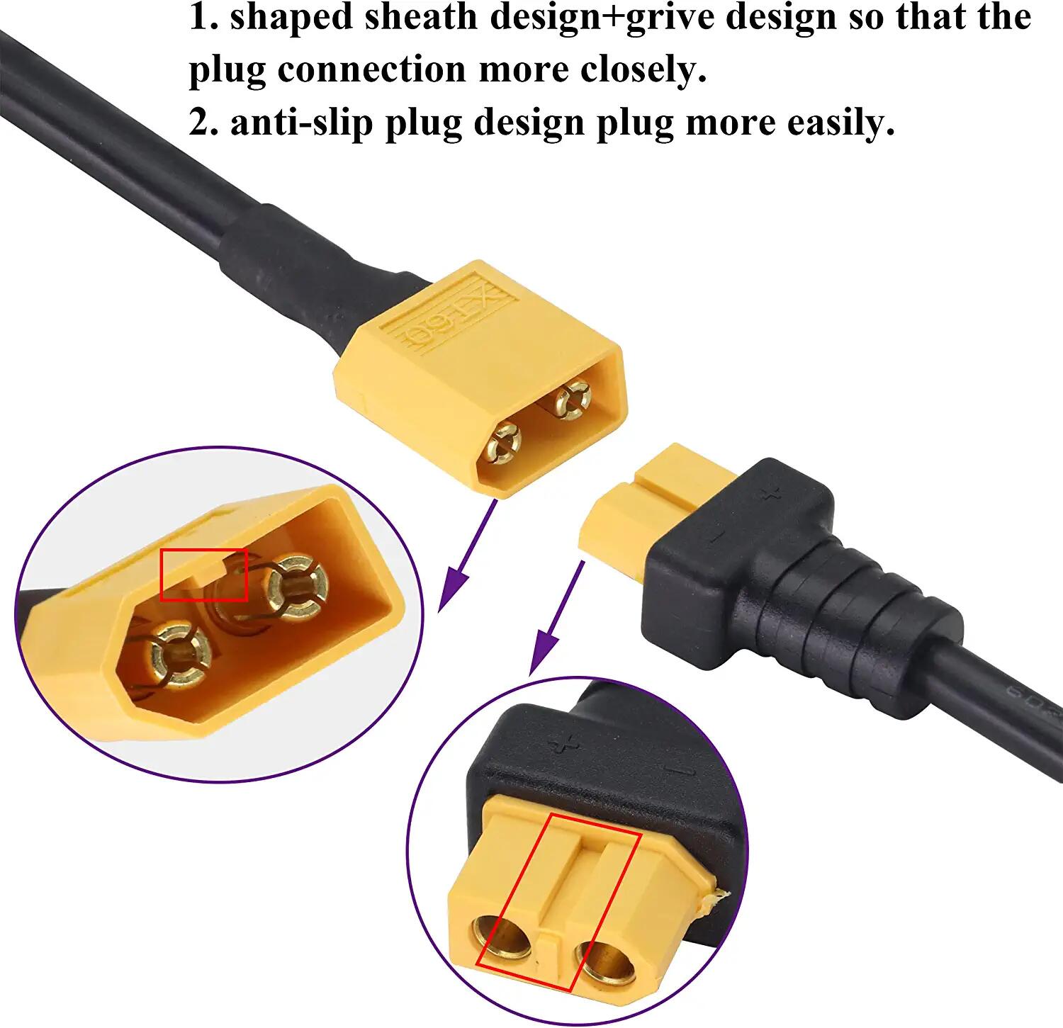 XT60 Adapter Cable XT60 Male t - Drone Racing Gate ulasan dan harga