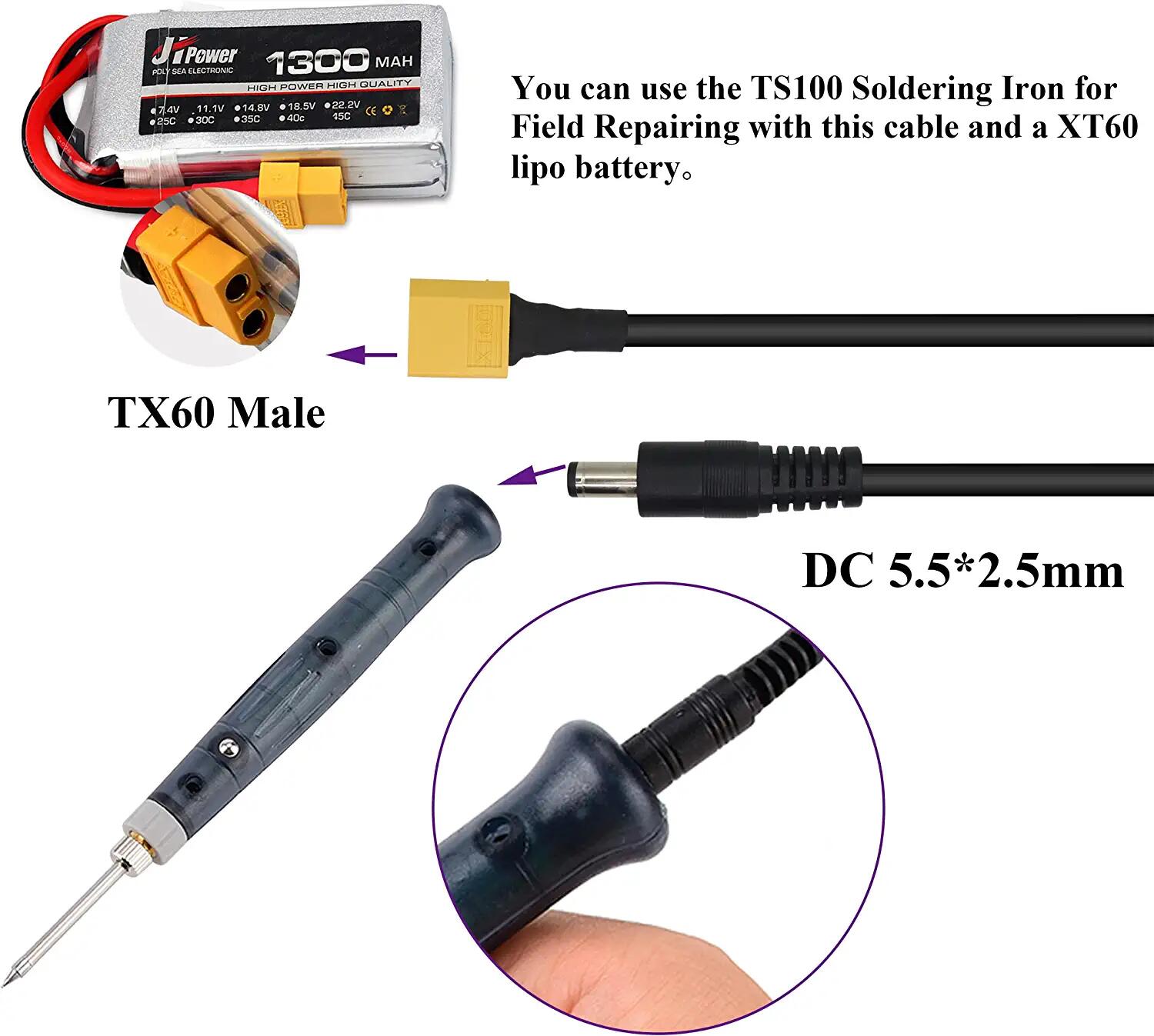 XT60 Adapter Cable XT60 Male t - Drone Racing Gate ulasan dan harga