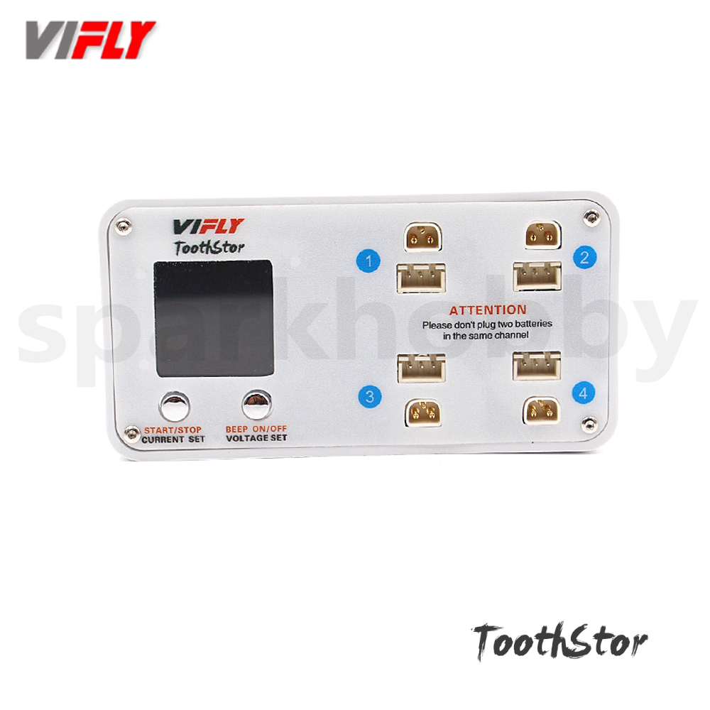 VIFLY ToothStor 4 Port 2S Bala - Drone Racing Charger ulasan dan harga